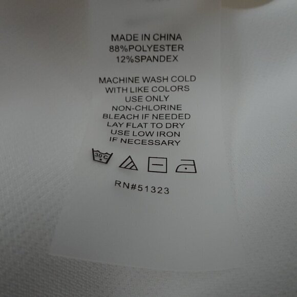 Vince Camuto Wide Leg Pants Women's Plus Size 20W Off White Pleated Dressy - Picture 9 of 9